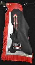 Custom Made Leather Chaps/Patriotic Rodeo Chaps/Made In USA