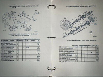 KUBOTA Z724X master parts and operator manuals printed in