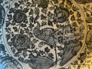 A Chinese Ming Dynasty Wanli Period Blue and White Porcelain Charger.