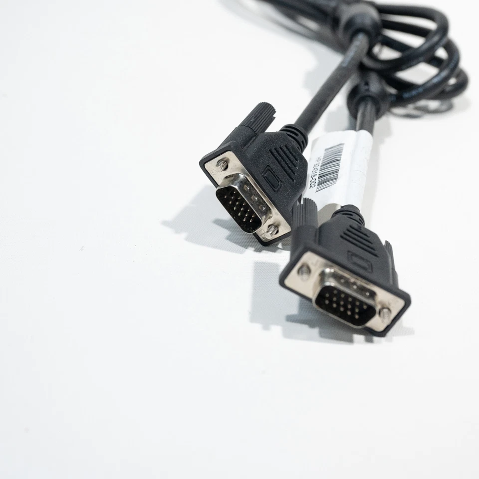 Genuine HP 1.9m 15 Pin VGA Monitor Cable Black 924318 Male to Male - Brand New - Image 3 of 4