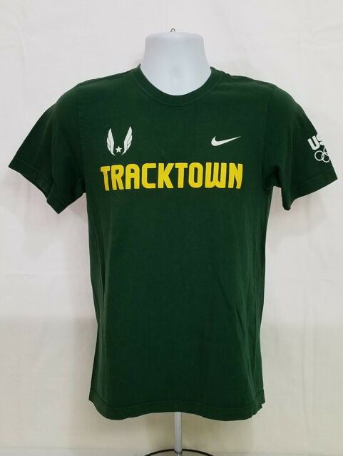 TRACKTOWN Olympic USATF Oregon DUCKS Nike Track & Field TEE SHIRT Men's XS | eBay