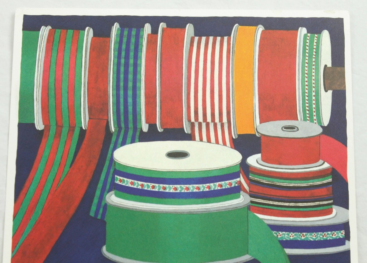 DECEMBER 1984 Vintage Primitive Lithograph Folk Art Calendar Schumann  Poster | eBay