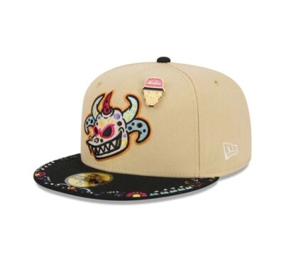 New Era Scranton Wilkes-Barre Rail Riders Día De Los Muertos Size 7 3/4 - NEW