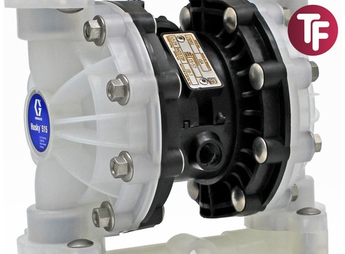 Graco D5B911 Husky 515 1/2" Air Diaphragm Pump (Polypropylene PTFE) - AT15/VA15 - Picture 4 of 13