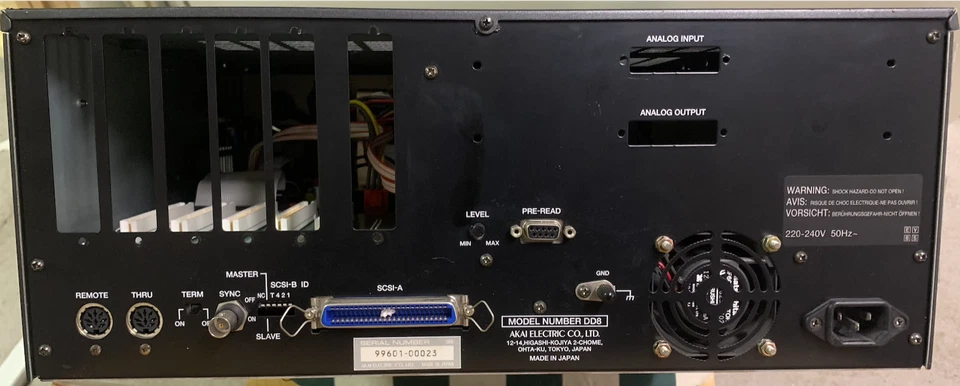 Akai DD8 Digital Dubber, Nachfolger vom DR8 - Bild 2 von 2