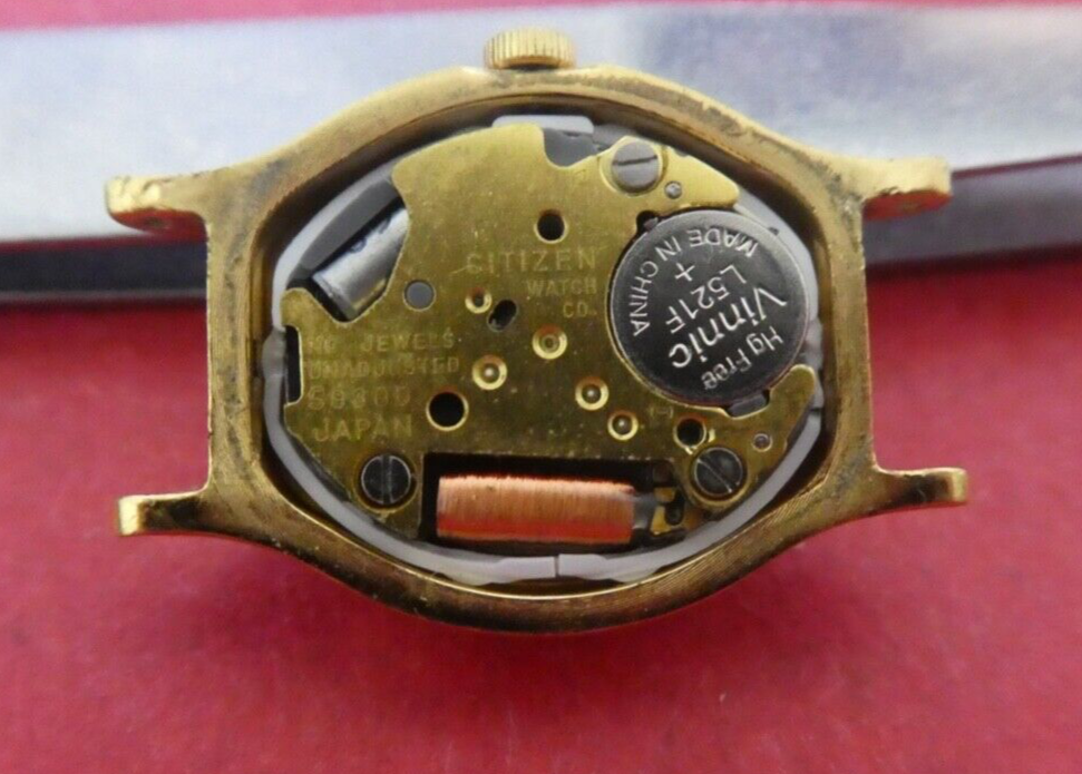VINTAGE Citizen Quartz 59300 Watch Movement tested working (WQ12