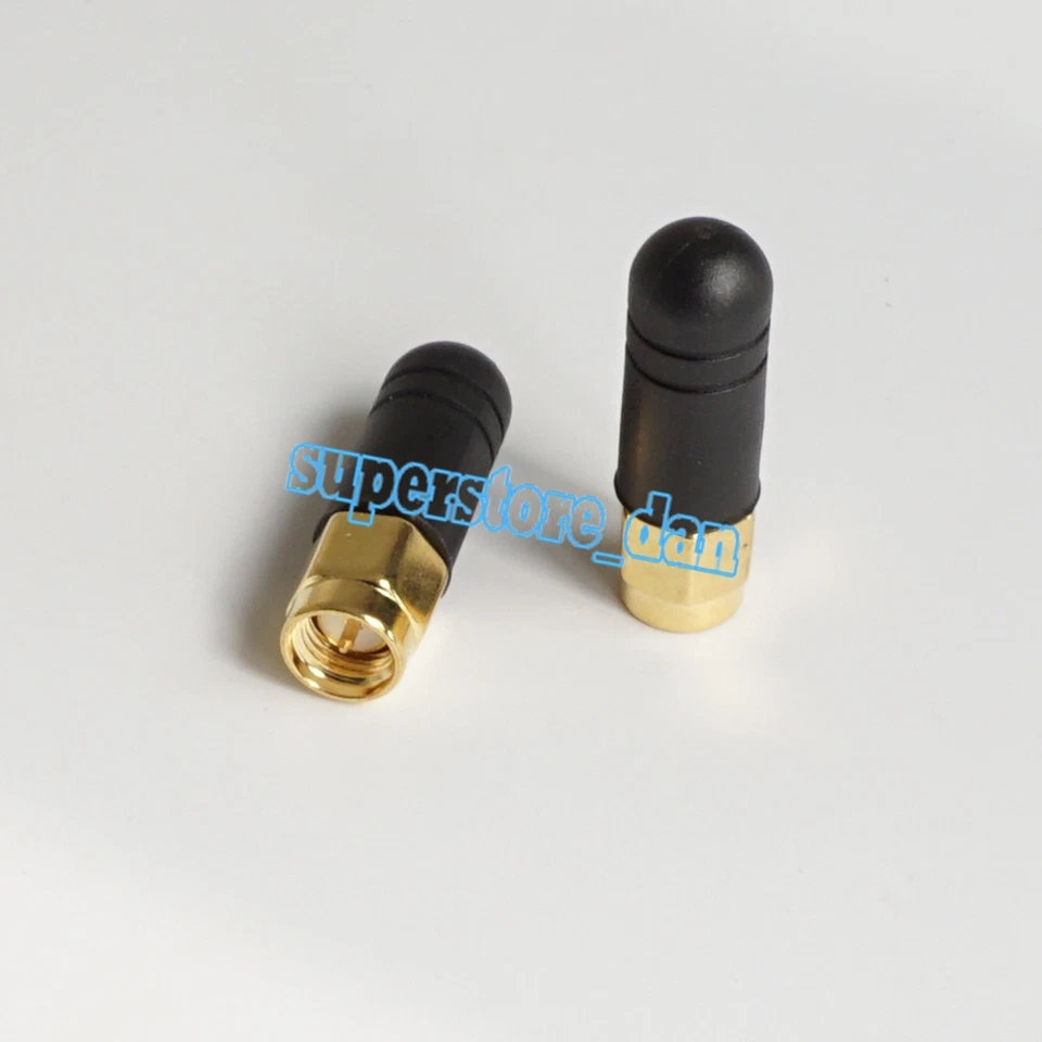 1Pcs 433MHZ 1.5dbi GSM GPRS SMA Male Plug Straight Antenna Short antenna 3.2CM - Image 3 of 4