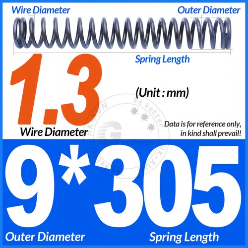 Molla a compressione lunghezza 305 mm molle a pressione OD 3-60 mm filo diametro 0,3 mm-6,0 mm - Foto 64 di 196