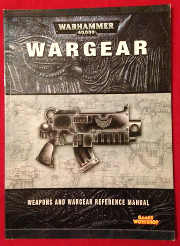 Codex Warhammer 40k - Livre D'armée Wargear - Version Anglaise - Très Bon État