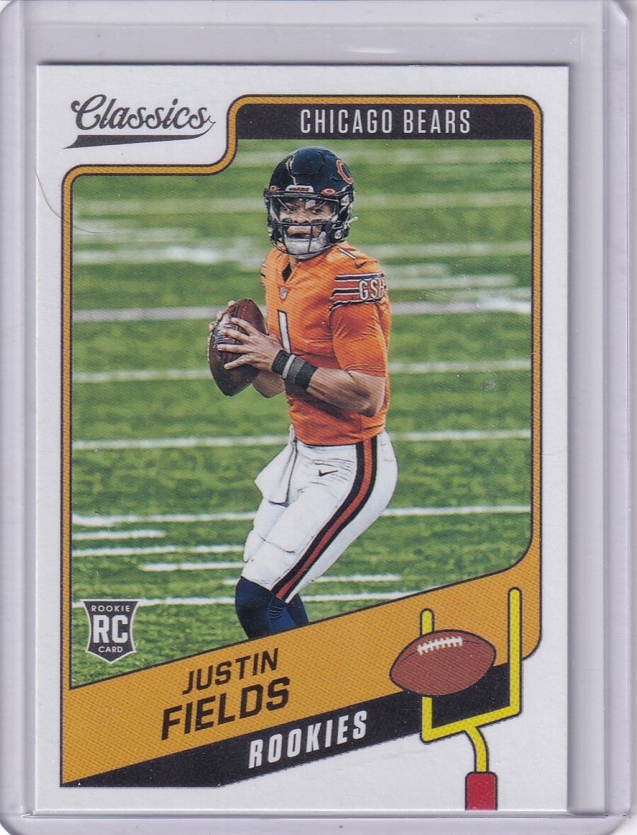 2021 Classics #154 Justin Fields RC ROOKIE CARD Chicago Bears