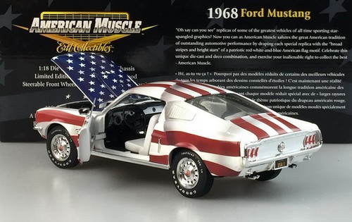 Ertl American Muscle BULLITT' 1968 Ford Mustang 1:18 Scale