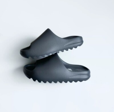 Mens Size 12 YZY SLIDE Slate Grey Adidas Yeezy Slide ID2350