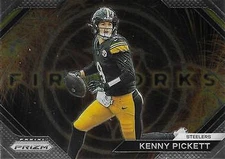 Kenny Pickett 2023 Prizm Football - Fireworks #F-9 - Pittsburgh Steelers