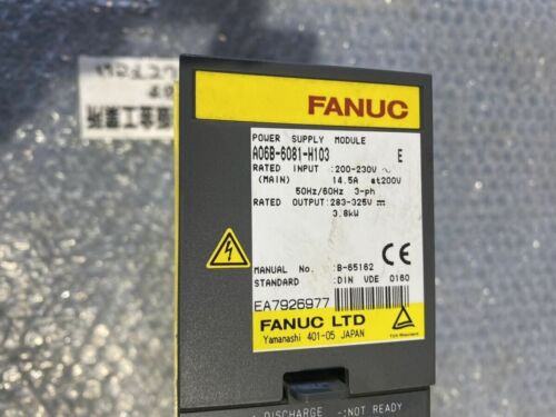 FANUC A06B-6081-H103 A06B6081H103 POWER SUPPLY MODULE Used From Japan - 第 1/6 張圖片