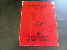 New Holland Model 120 Power Mower Assembling and  Operating Instructions 