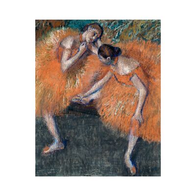 Edgar Degas, Two Dancers, 1898, Lustre Canvas Print, 16'' x 20''