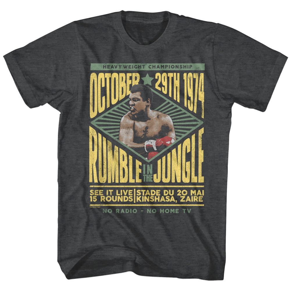 Muhammad Ali Rumble in the Jungle Kinshasa Zaire 1974 Mens T
