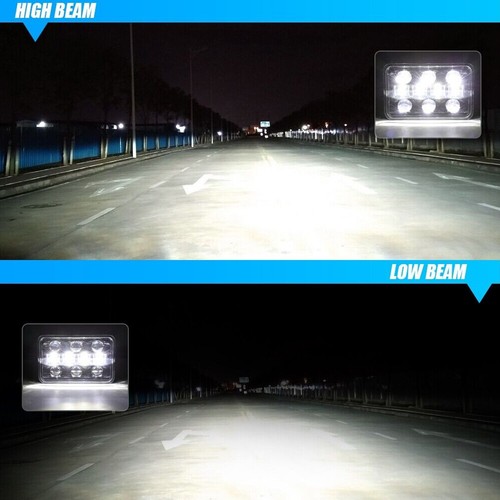Faros LED 4x6" ALTOS/BAJOS 4 piezas para Freightliner FLD120 1988-2010 FLD112 clásicos - Imagen 6 de 11