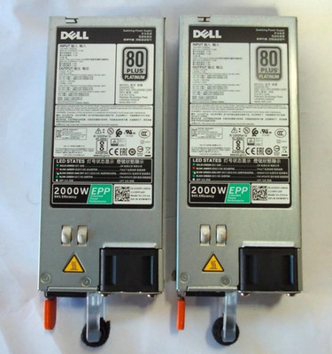 Lot of 2 Dell 2000W EPP 80+ Platinum Power Supply 0VWWF1 VWWF