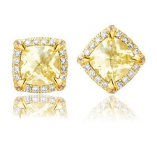 Stud Earrings for Women Men  14K Gold Plated Hypoallergenic Ster