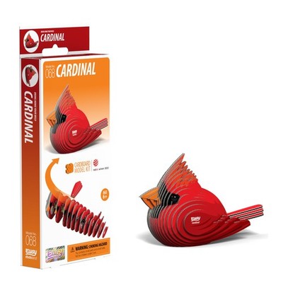 EUGY D5084 Cardinal 3D Model Craft Kit,
