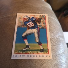 Willie McGinest, 1995 Topps, #202, New England Patriots,