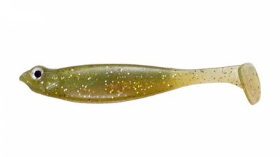Megabass Hazedong Shad Paddletail Swimbait - 3'' (8 Pack) - Disco Stain