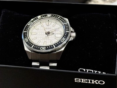 Seiko Prospex ''King Samurai'' Automatic Diver   White Waffle Dial (Ref. SRPE37)