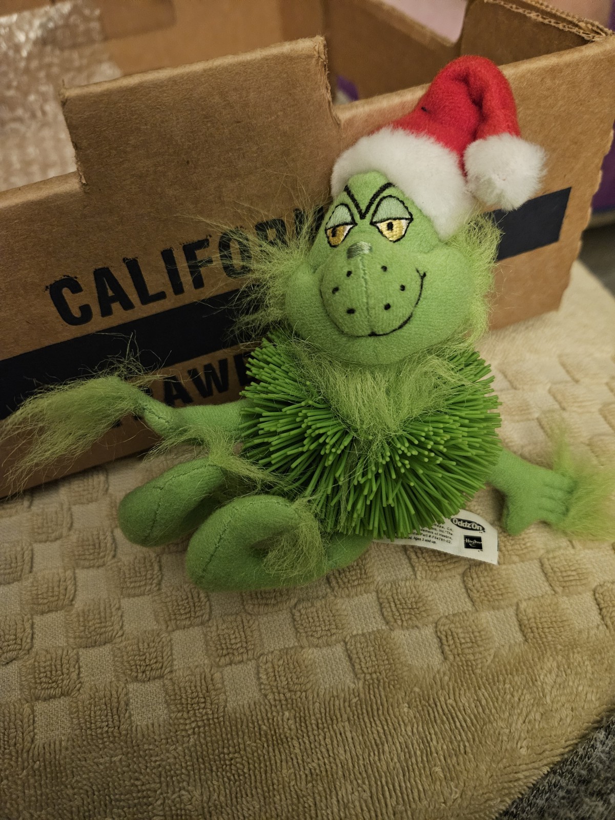 How The Grinch Stole Christmas Vintage Koosh Ball Toy OddzOn Hazbro