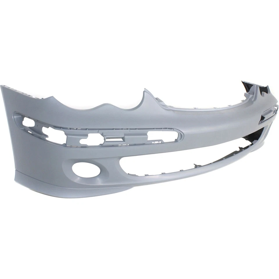 Cubierta de parachoques delantero para 2005-2007 M Benz C230 con orificios para faros antiniebla 06-07 C280 cebado Foto 3 de 4