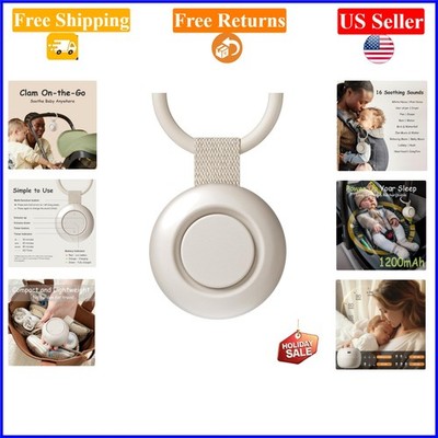 Portable Baby Sound Machine Putty, 16 Sounds, Timer, USB Rechargeable