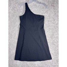Outdoor Voices Black One Shoulder Mini DressAthletic Athleticwear Size S