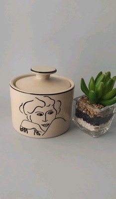 Sugar Bowl Sango Handcrafted Francesca French Lady  Style Modern Collection 