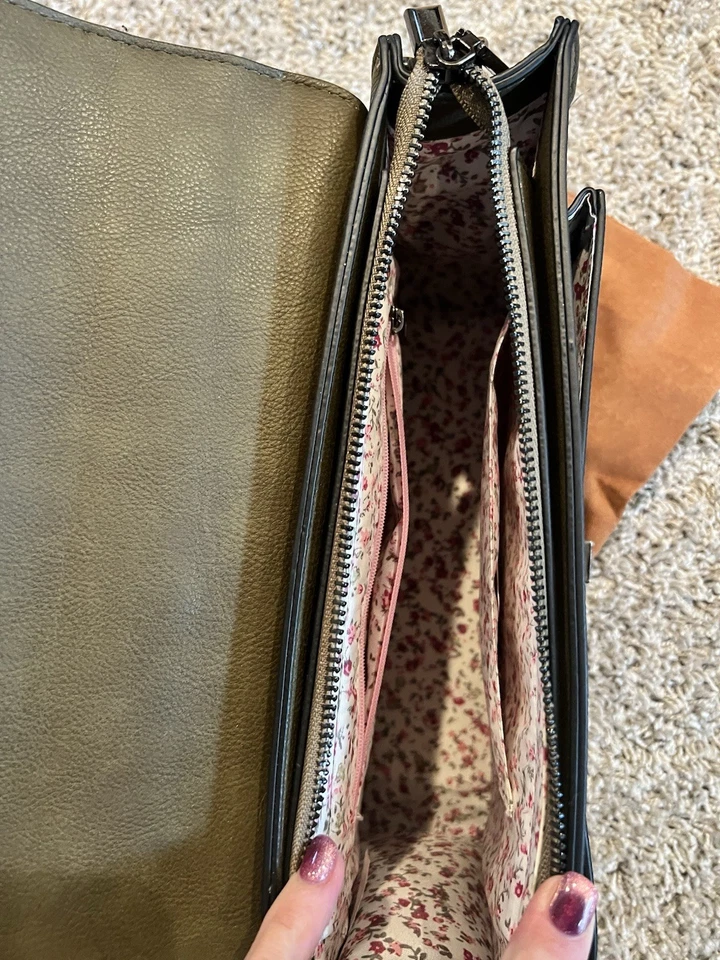 Bolso de Mano Islander UK Mediano Castaño Espiga Foto 3 de 3