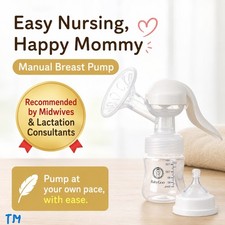 Manual Breast Pump BPA Free Portable Baby Bottle Set Hand Pump Nursing Mom