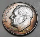 1957-D Denver Roosevelt Dime 10C One Dime United States of America 90% Silver.