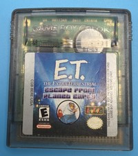 E.T. THE EXTRA TERRESTRIAL ESCAPE FROM PLANET EARTH, NINTENDO GAME BOY COLOR GBC