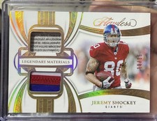 Jeremy Shockey 2025 Panini Flawless Legendary Materials 10/15 Memorabilia Giants