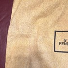 FENDI Beige Yellow Drawstring Shoe Dust Bag Pouch, Made in Italy — photo 7