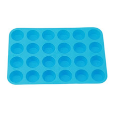 24-Hole Cake Mold Silicone Soap Cookies Cupcake Bakeware Pan Tray Mould Home Min