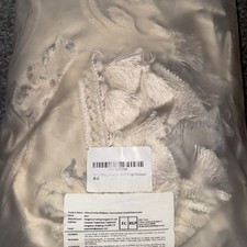 TOPLUXE Swag Valance for Windows Light Champagne 100% Polyester