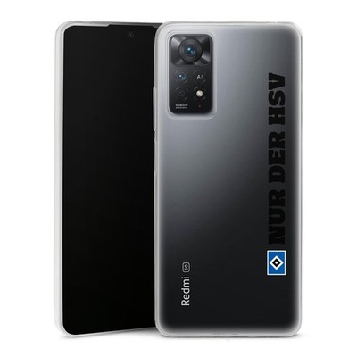 Slim Hülle für Xiaomi Redmi Note 11 Pro 5G HSV Hamburger SV transparent