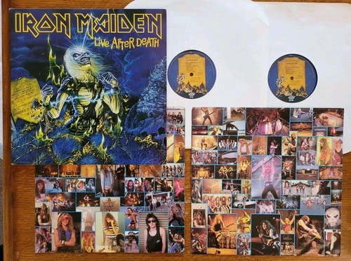 Iron Maiden Live After Death 1985 2LP 1st US Press Capitol w/Inners VG++/VG++