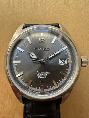 Seiko x TiCTAC Sunburst grau Made in Japan Herrenuhr Automatik limitiert SZSB007 - Bild 1 von 4