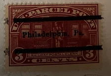 US STAMPS Scott # Q3 ,Q6 And Q9 used Handstamped CV $17.00