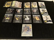 2015 MICHIGAN WOLVERINES:  COMPLETE SET Lot….plus SP Auto “Go Wolverines!”