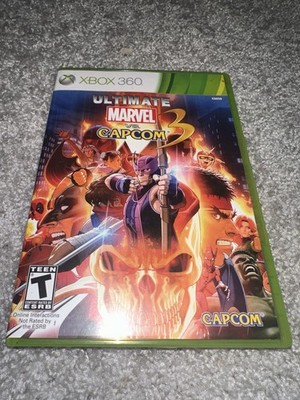 Ultimate Marvel vs. Capcom 3 (Microsoft Xbox 360, 2011) Complete Tested Works