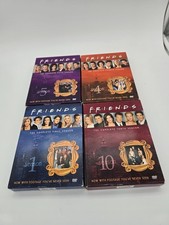 FRIENDS DVD Lot Complete Seasons 1 4 5 10 Original 4-Disc Sets Aniston Perry