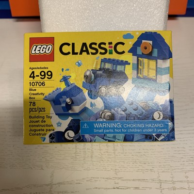 LEGO Classic BLUE CREATIVITY BOX 10706 Building Kit Toy 78 pcs - NEW ...