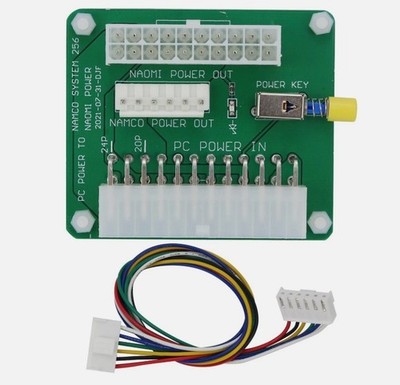 20/24Pin PC Power Convert Board for SEGA Naomi 1/2 & Namco 245/256 Arcade